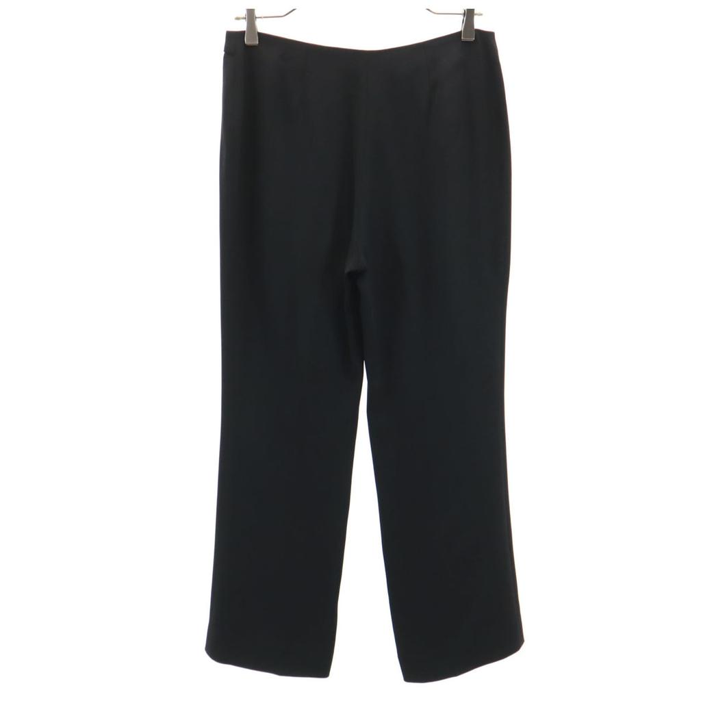 Moschino Made In Italy Silk Blend Long Pants 42 Black Women Used