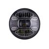 Phare LED 7" Set Moto Feux avant F7 Noir