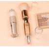 5-in-1 Portable Travel Lip Brush Eyeshadow Foundation Blending Powder Brush Mini Facial Cosmetic Travel Makeup Brushes Set