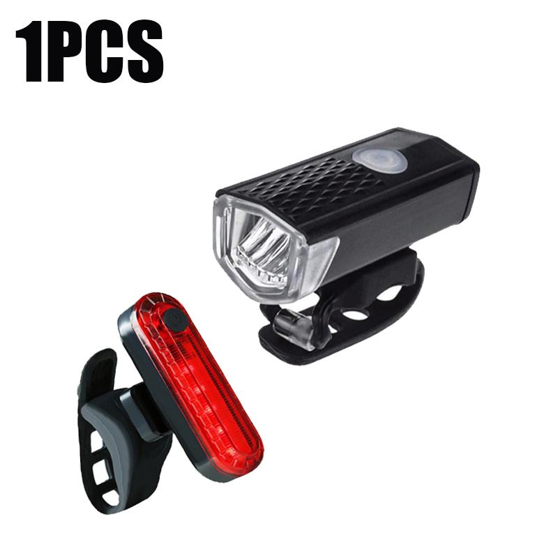 Bike Lights USB Rechargeable Waterproof Bike Headlight Tail Light Set for Men Women Kids Road Mountain Cycling Night Riding