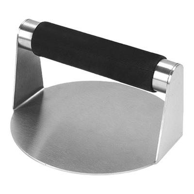 Stainless Steel 5.5 Inch Smash Burger Press with Anti-Scald Handle Burger Press Hamburger Smasher Tool for Hamburger Steak Meat