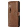 For iPhone 17 Pro Max Case Zipper Flip Leather Phone Cover with Card Holder
