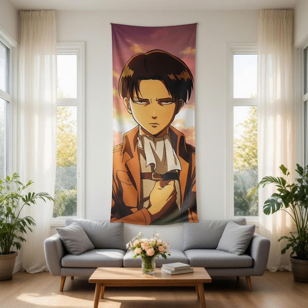 Aot Anime Wall Tapestry, Hd Print Art Poster, Cool Room Decoration For Anime Fans & Otaku