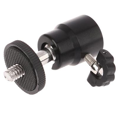 Lightweight Aluminum Alloy Camera Tripod LED Light Flash Tripod Bracket Holder Mount 1/4 Hot Shoe Adapter Cradle Ball Head