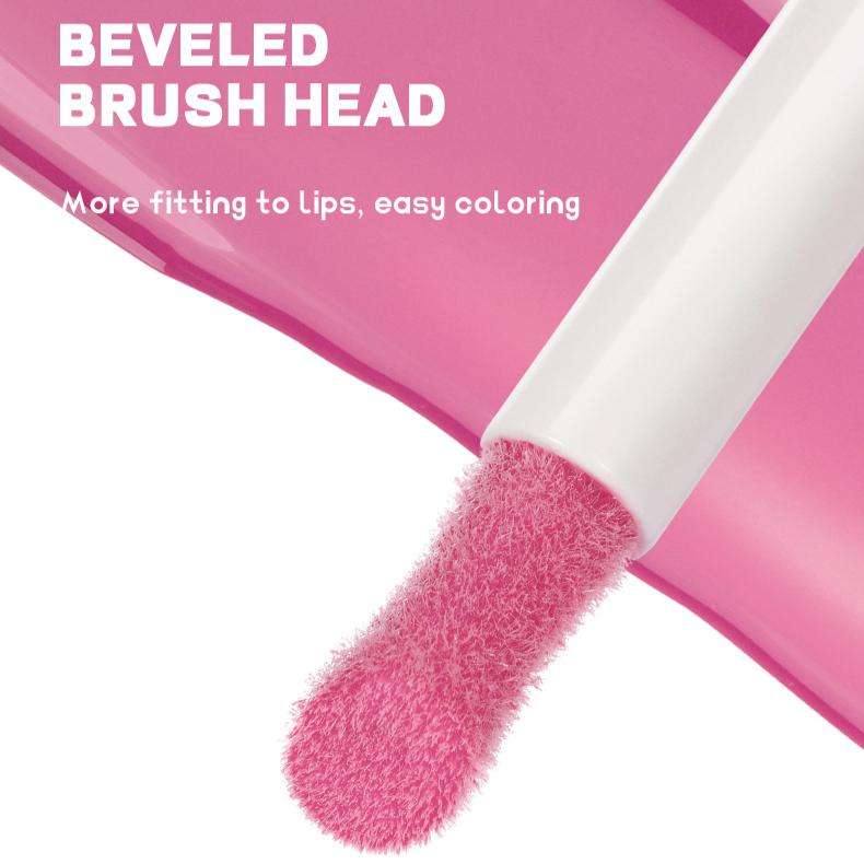 Set pentru buze cu nuanță de fructe de pădure, de lungă durată, anti-crăpare și uscăciune, ușurează liniile de buze. Set de balsam pentru buze. luciu.