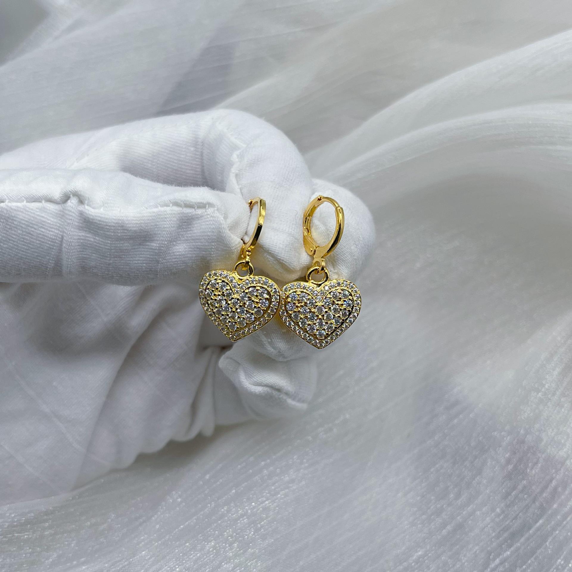 

Универсальные серьги-подвески в форме сердца для женщин - Простые пусеты в корейском стиле