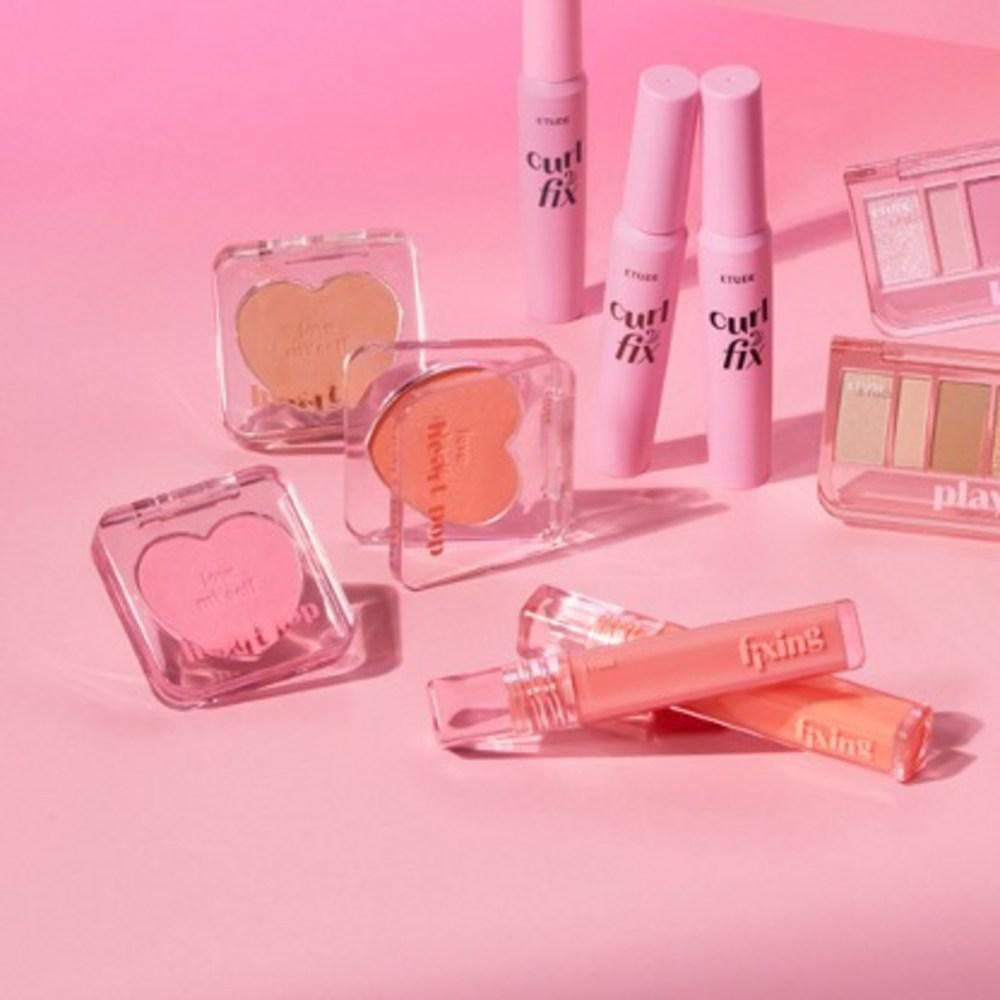 Etude Curl Fix Mascara 8g + Eyelash Curler Set, 01 Black, 2 sets