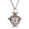 Popular Multi Styles Hollow Vintage Necklace Jewelry Music Ball Pregnancy Bell Necklace Aroma Essential Oil Locket Pendant