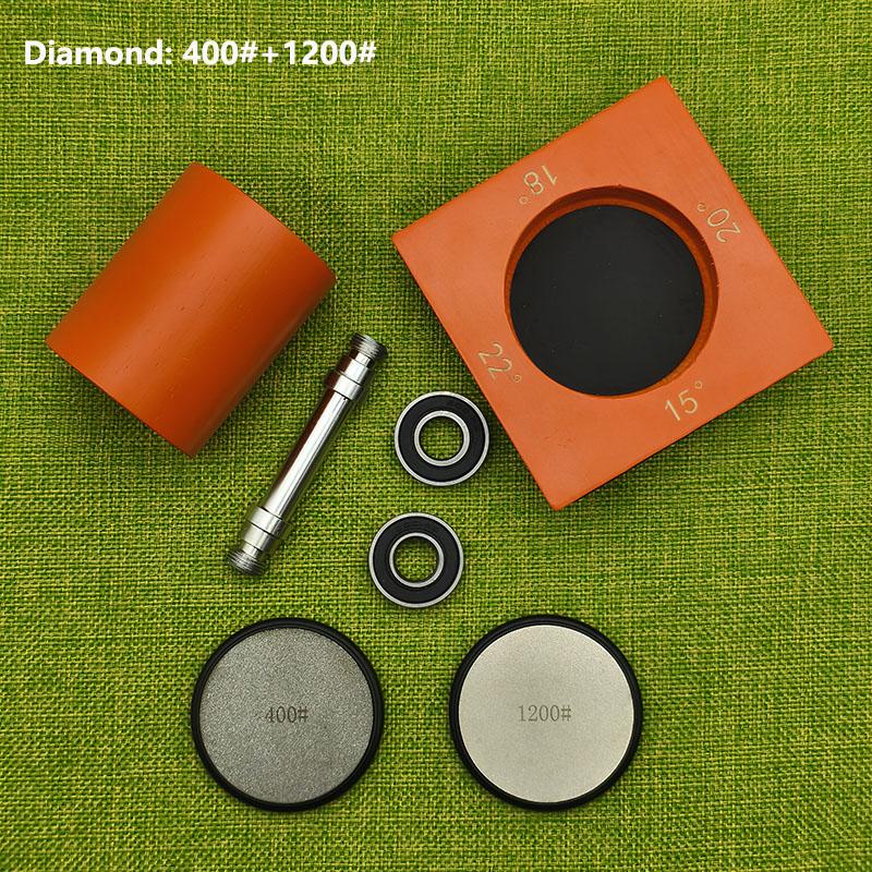 Nou Ascuțitor de Cuțite Rulant Piatră de Ascuțit cu Diamant cu Patru Fețe Unghi Magnetic 15/18/20/22 Grade Ascuțire cu Role Cuțite de Bucătărie