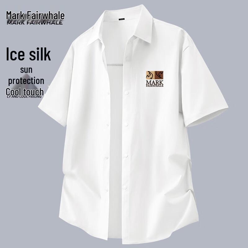 

Mark Fairwhale Men s Ice Silk Cooling Short-Sleeve Shirt XL