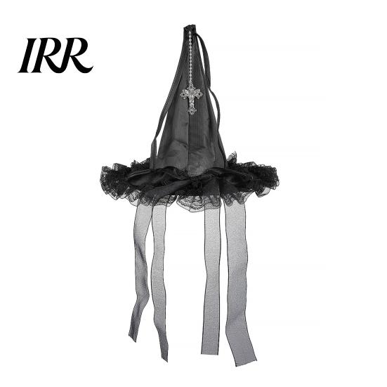 Decorative Spider Pendants Halloween Witch Hat Hanging Decor, Web Ribbon Prop Party Streamers for Party, Dark Wizard Costume Accessory Masquerade