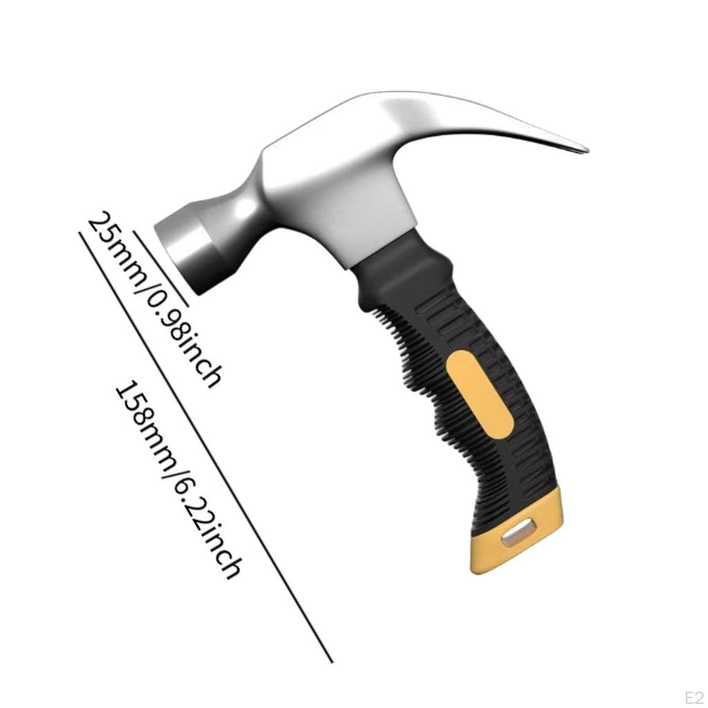Carbon Steel Claw Hammer, Ergonomic And Comfortable Handle, Portable, Professional, Labor-Saving,