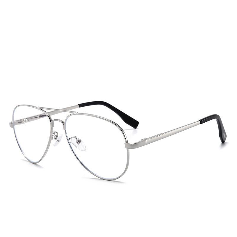 

Винтажные Металлические Очки для Чтения Пилотские Мужские Вневременная Большая Рамка Бизнес Очки для Дальнозоркости Унисекс Синие Легкие Фильтрующие Компьютерные Очки Send Prescription