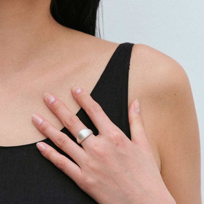 Another Layer AL Dome Ring Matt (silver925)