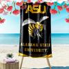Alabama State Hornets Print Beach Towel, Large Soft Quick Dry Towel for Beach Camping Swimming