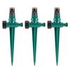 3Pcs 360° Rotation Automatic Lawn Sprinkler Adjustable Nozzle Corrosion Resistant Garden Watering System Buried Plug Irrigation Tool