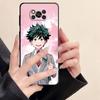 Shockproof Back Black Soft Phone Case For Samsung Galaxy S22 S23 S21 S20 Note 20 Ultra 10 Plus 8 9 My Hero Academia Cover