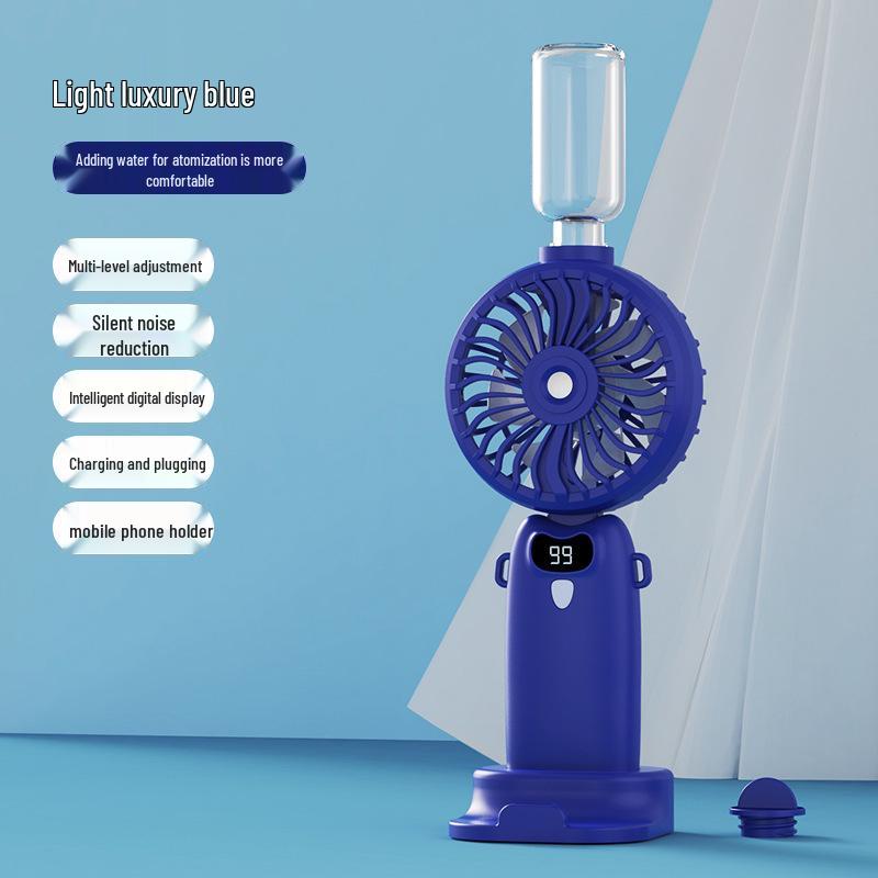 Mini Rechargeable Silent Handheld Cooling Fan for Desk