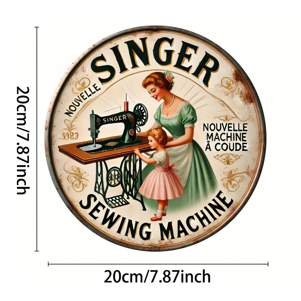 

1pc wooden round art can be directly hung with rope, retro style wall decoration, 8x 8 inch flat printing, suitable for ho