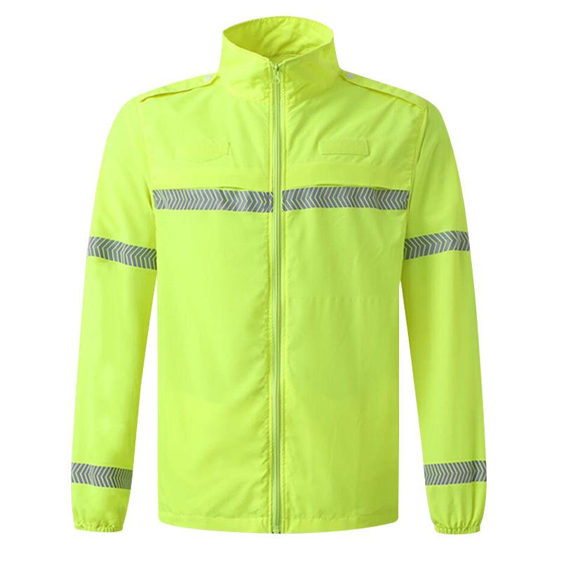 Senmei Summer Breathable Reflective Sun Protection Vest for Outdoor Sanitation and Traffic Patrol