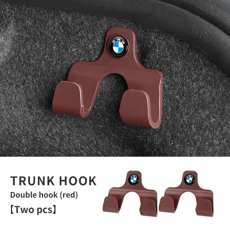 -Ganchos de Almacenamiento para Maletero de Coche Organizador de Maletero para Sedán Automático Para BMW Serie 3 5 G30 G60 F10 F20 F22 F32 F33 F36 F06 G11 G70 F30 G20 G32