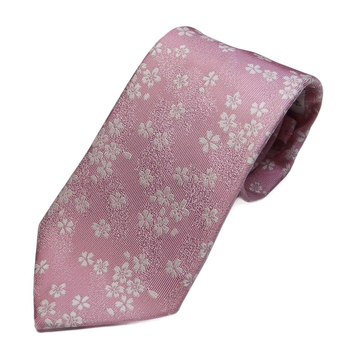 

Галстук с мотивом сакуры цвета Fujizakura Kobo Pink [YAMAZAKI] (Сделано в Японии)