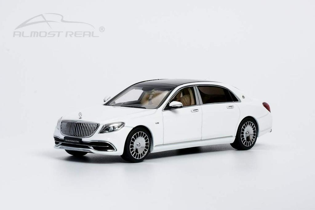 Almost Real 2019 Diamond White Scale Complete Diecast Car Mercedes-Maybach S-Class - - 1/43 (Product Number 420111)