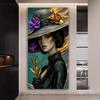 Hat Woman Large Size Diamond Painting New Collection Beautiful Lady Diy Full Drill Rhinestone Embroidery Mosaic Cross Stitch Kits