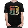 Custom Male Retro Square Pi Symbol Gift T Shirt Short Sleeves Cotton Tshirt Casual Math Equations Teacher Geek Tees Clothing