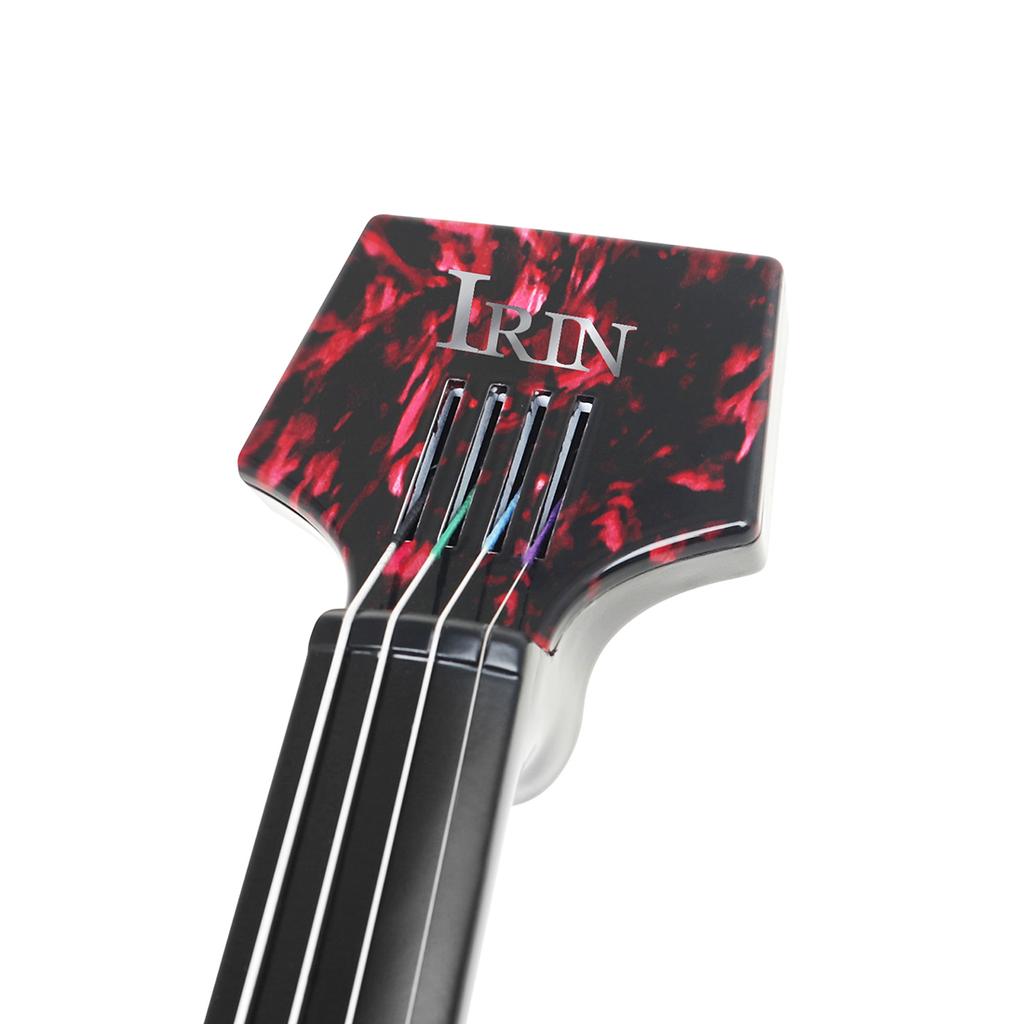 IRIN 4/4 Electric Smart Violin Fiddle Carbon Fiber Pro Electric Silent Violin With Shoulder Rests Headphones Audio Cable