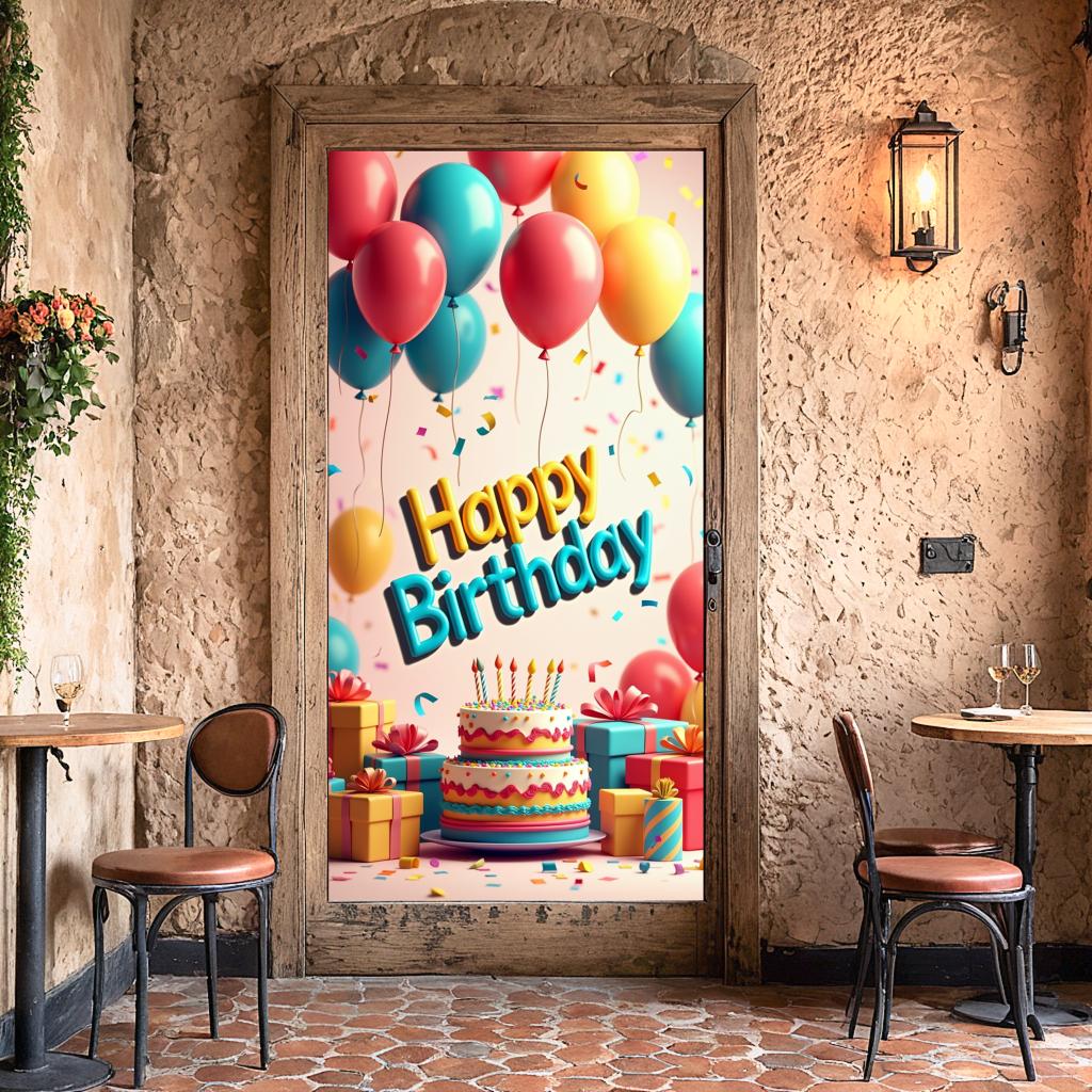 Easy-to-hang Event Decoration Birthday Background Gift Balloon For Birthday Parties Social Gatherings Indoor