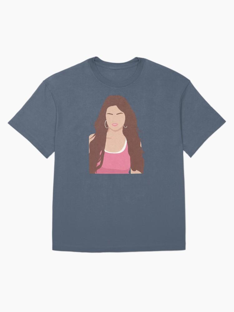 Selena Gomez Lineless Illustration Oversized T-Shirt