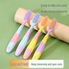 Haniya Soft U-Shaped Toothbrush, 6-Pack Large Head with Fine Bristles for Adults