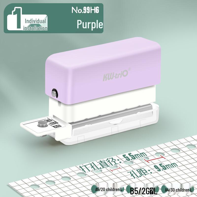 Multifunctional 99H6 Hole Puncher for B5 Ring-Binder