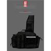 Crossbody Bag Unisex Nylon Multi Pocket Lightweight for Outdoor Fishing