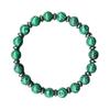 8MM Malachite Black Gallstone Spacer Bracelet Natural Stone Bracelet
