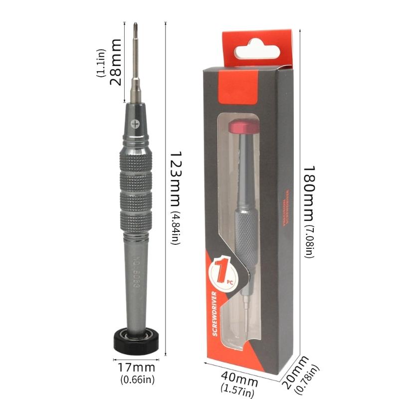 Präzisions-Pentalobe-Schraubendreher für die Elektronikreparatur Magnetische Spitze und drehbare Kappen für Mobiltelefone und kleine Geräte
