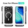 For Apple Mobile Phone Protective Cover Magnetic Ring Mobile Phone Case Wear-resistant Wireless Charging Four-corner Inner Airbag Mobile Phone Case