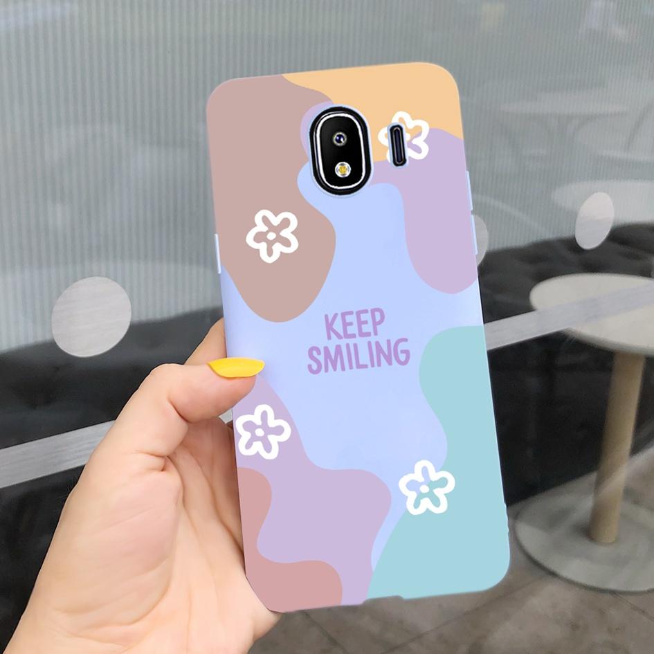 For Samsung Galaxy J4 J6 2018 EU Case SM-J400F J600F Lovely Cartoon Protective Skin Cover For Samsung J4 2018 J 4 J 6 Soft Coque