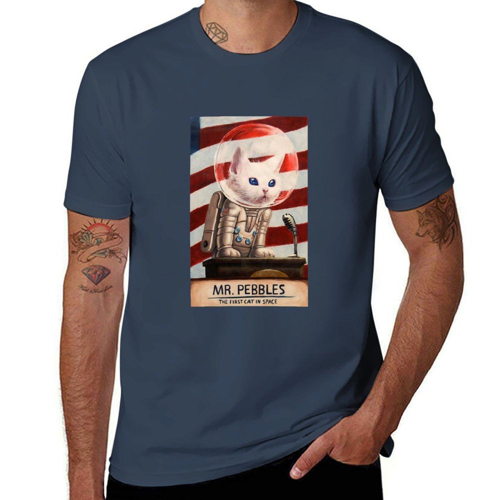 Mr Pebbles High Quality Tshirt Fashion Print Casual Short Sleeve S