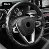HINW3 2Pcs Car Non-Slip Steering Wheel Cover Protection Accessory For BMW Performance M Power E36 E39 E46 E53 E90 M3 M5 X1 X3 X5 X6 X7