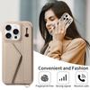 Leather Phone Case for IPhone16e 16promax 15plus 14promax 14plus 13promax13mini Shockproof Anti-Drop with Stand and Wallet Cover