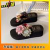 Fashion flower slippers lightweight non-slip holiday beach slippers women's 2025 new cool slippers women's summer wear