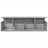Wall Cabinet 100 x 20 x 30 cm Grey Sonoma Particleboard