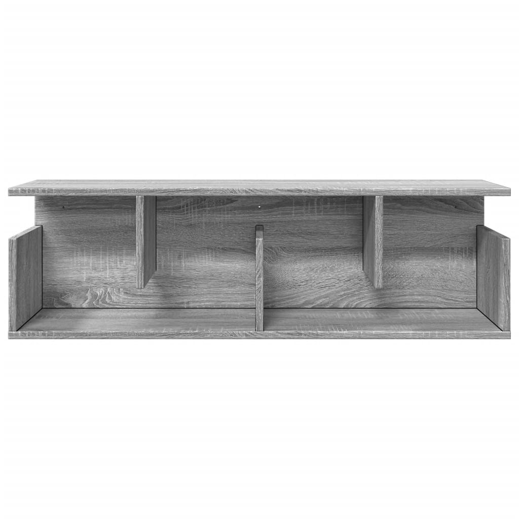 Wall Cabinet 100 x 20 x 30 cm Grey Sonoma Particleboard