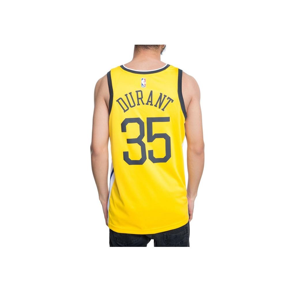 Nike NBA Limited Edition Jersey, Fan Edition, Golden State Warriors, Kevin Durant Men Tops Yellow BQ1159-729
