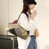 Women's Canvas Bag Color Contrast Shoulder Bag Bag Stitching