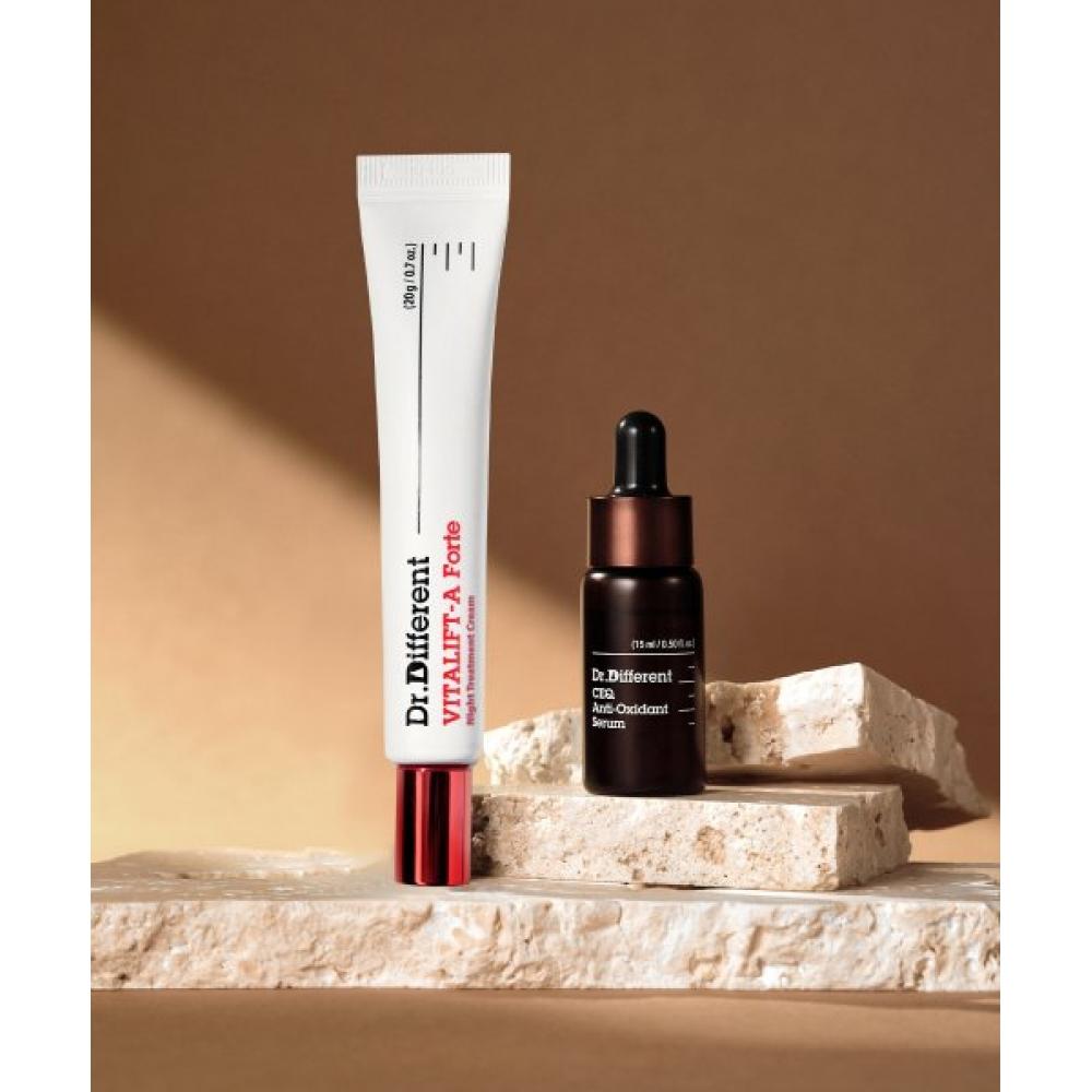 Dr.different [AntioxidAnt Set] VitAlift A Forte retinAl creAm 20g+ceq AntioxidAnt Serum 15ml