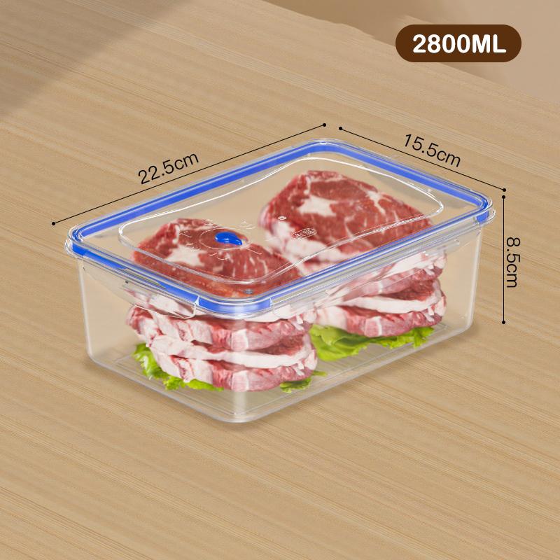 Refrigerator Fresh-Keeping Storage Box Kitchen Vegetable And Fruit Food-Grade Timer Storage Box Frozen Egg Dumpling Storage Box