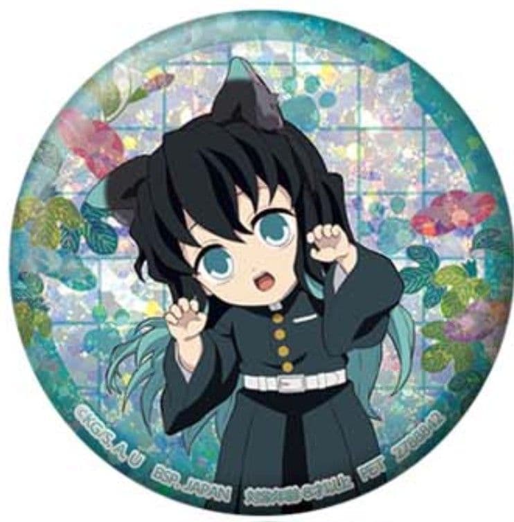 

[USED] Demon Slayer: Kimetsu no Yaiba Holographic Badge - Tokito Muichiro - Namco Exclusive